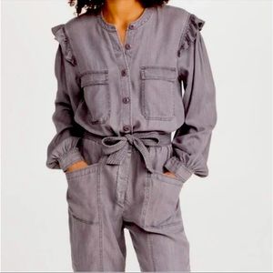 Rebecca Minkoff Jumpsuit with ruffle shoulders